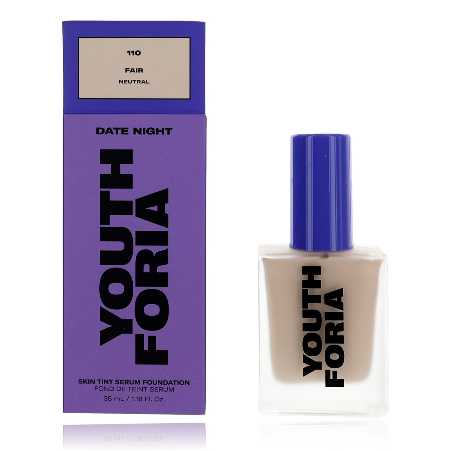 Date Night, 1.18 oz Skin Tint Serum Foundation- 110 Fair