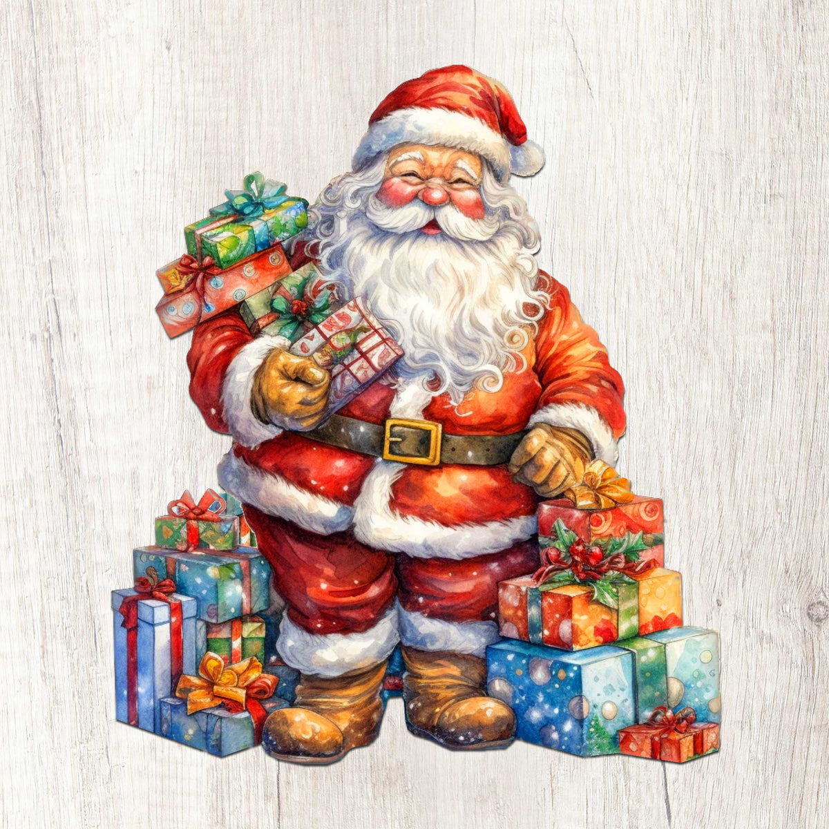 Heartwarming Gifts for All Outdoor Garden Decor Set of 3 by G. Debrekht - Christmas Santa Snowman Decor - 8120130MS3