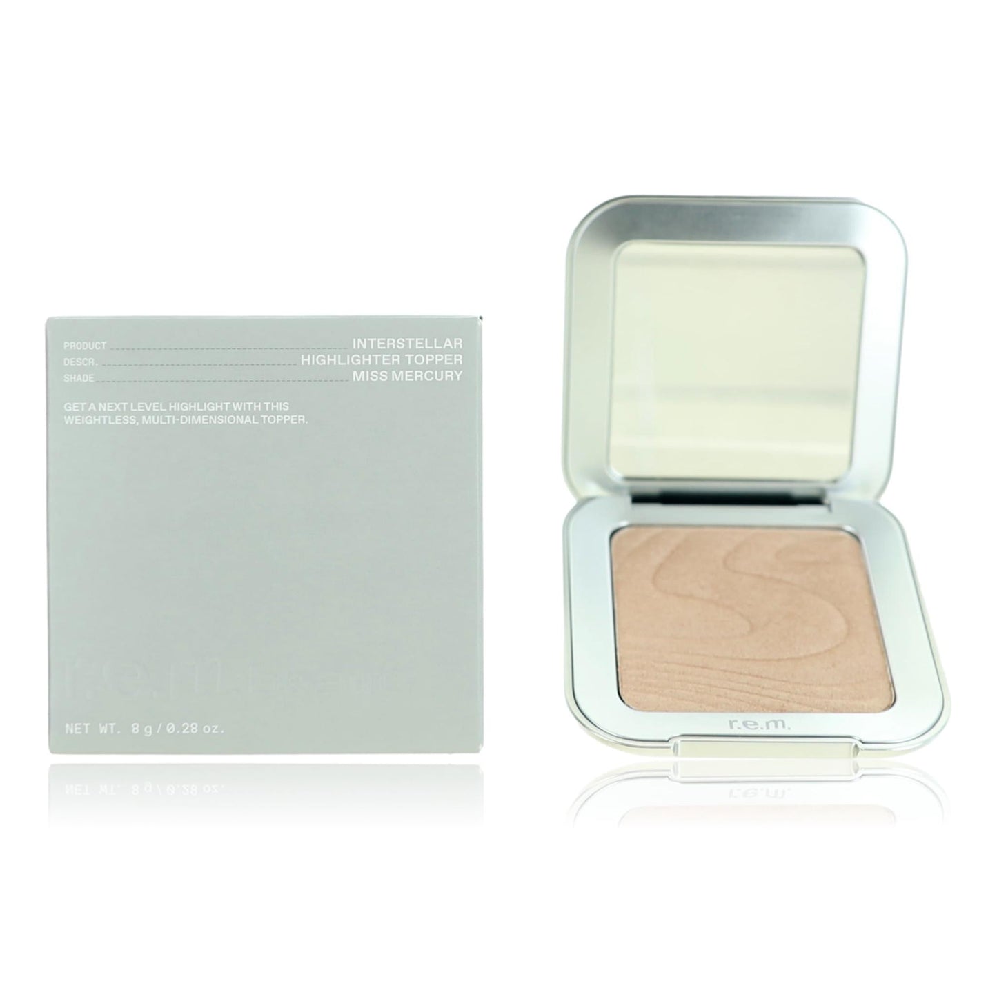 r.e.m. beauty Interstellar, .28 oz Highlighter Topper- Miss Mercury