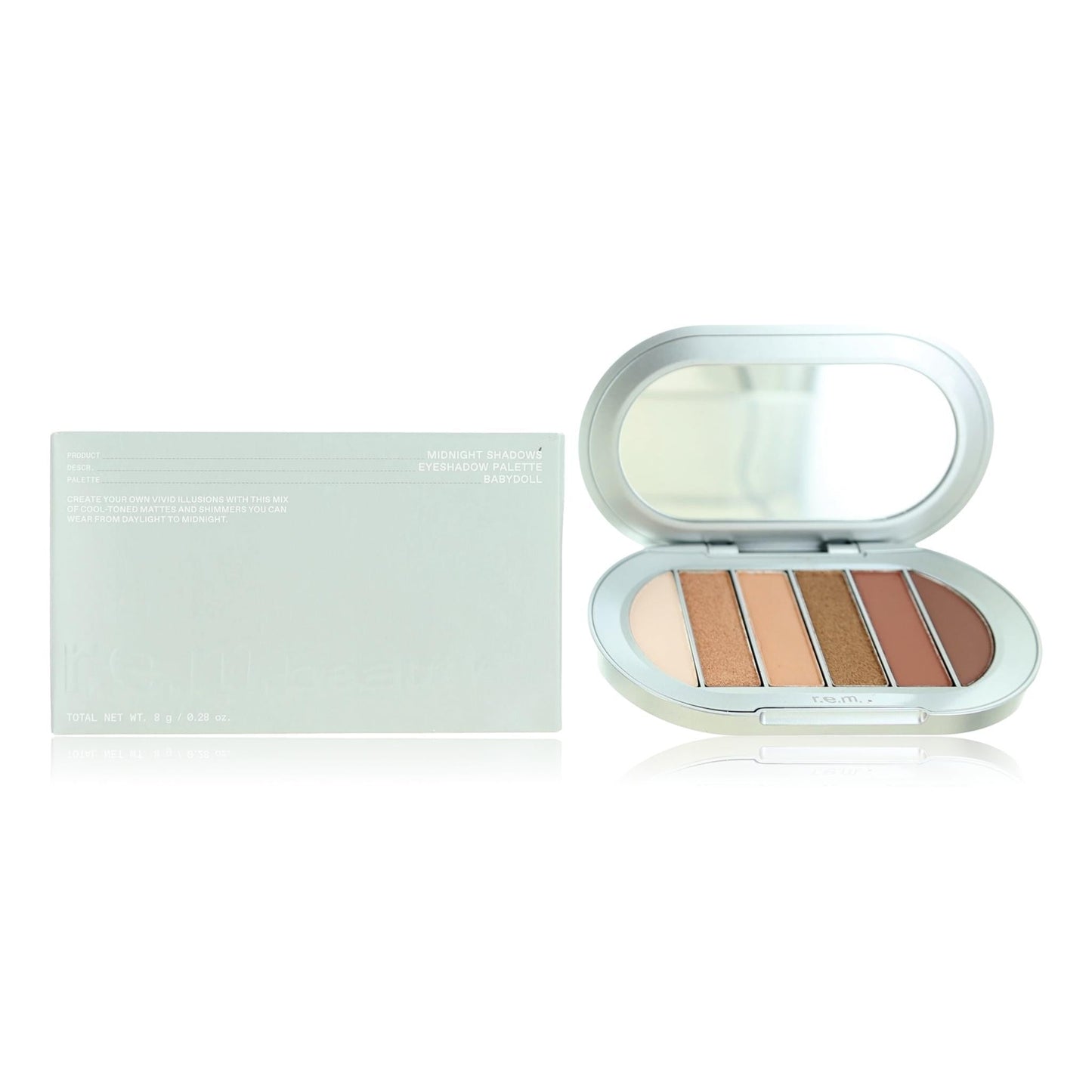 Midnight Shadows, 6 Shade Eyeshadow Palette - Babydoll