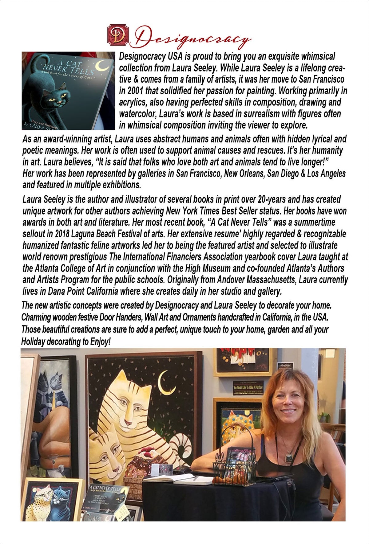 Beach Ball by The Bay Wooden Ornaments by Laura Seeley - Pets Dog and Cats Decor - 8511023-LS