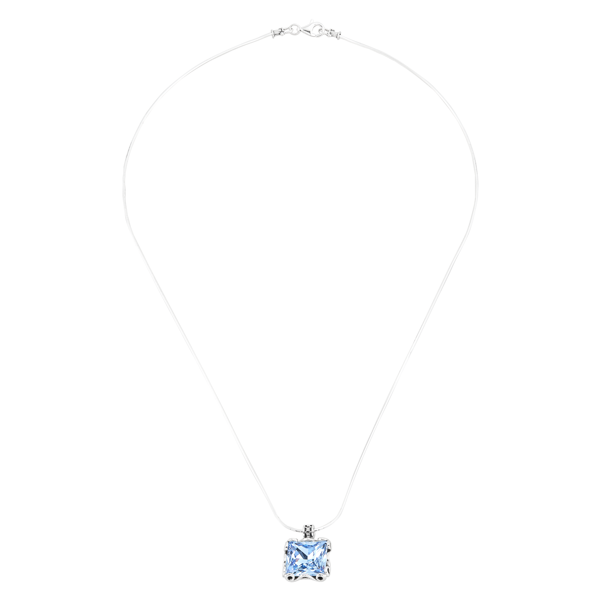 Silpada Cooling Effects Silver Crystal Pendant Necklace