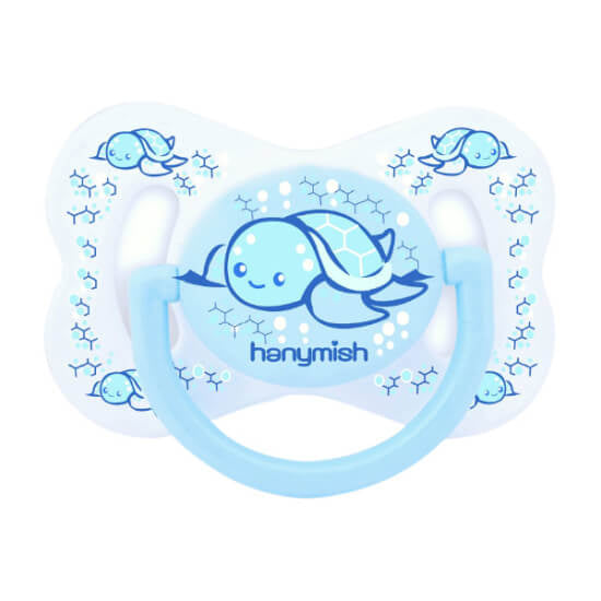 Hanymish Cute Orthodontic Pacifier No.1 Blue