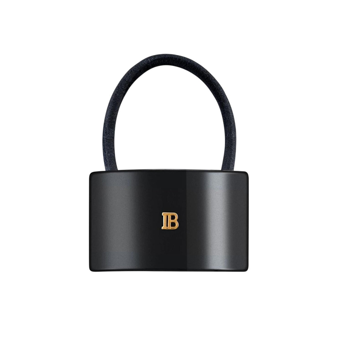 Balmain Cellulose Acetate Elastique pour Cheveux Hair Tie Black