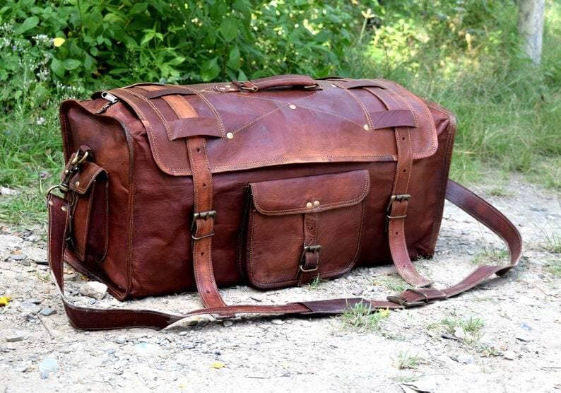The Peterson Leather Duffle