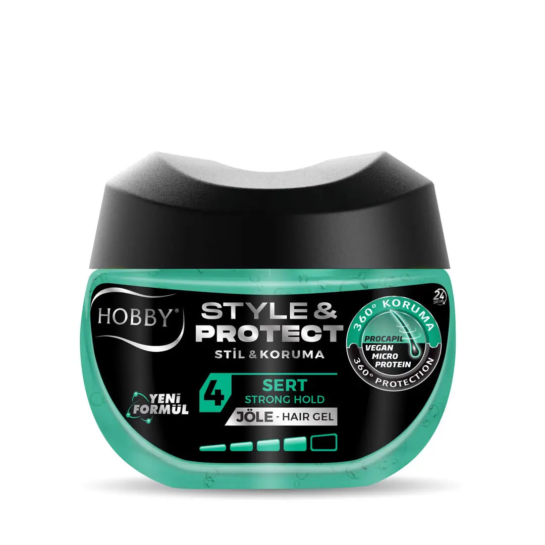 Hobby Style & Protect Strong Hold Hair Gel 400ml