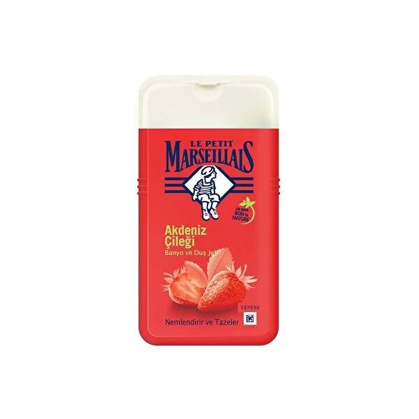 Le Petit Marseillais Strawberry Scented Shower Gel - Natural, Gentle Cleansing, Dermatologically Tested - 8.45 fl oz