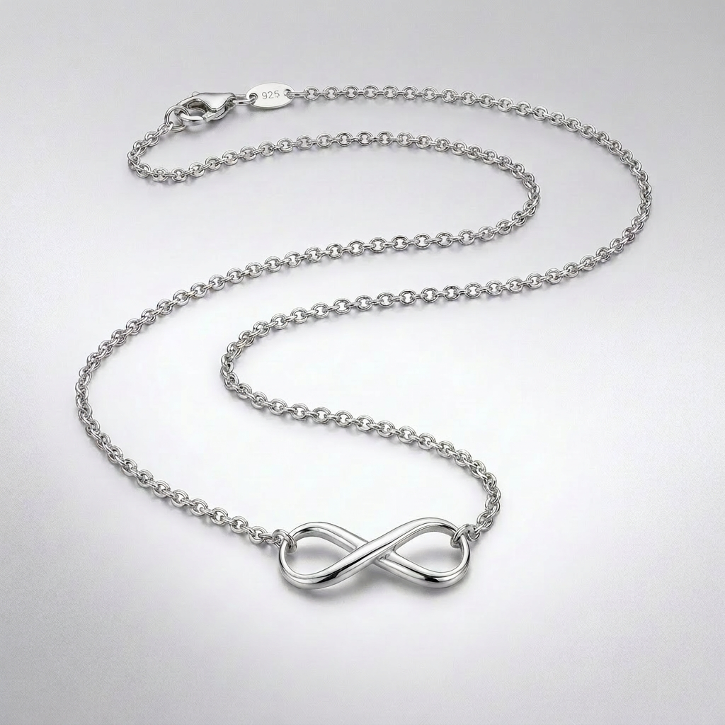 Sterling Silver Infinity Symbol Necklace