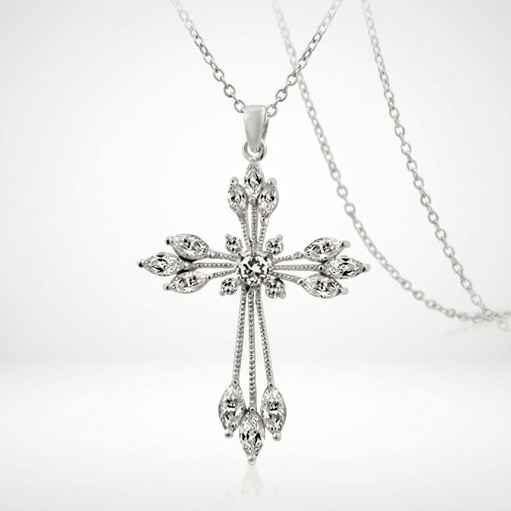 Avera Luxury Conviction Pendant Sterling Silver Statement Piece