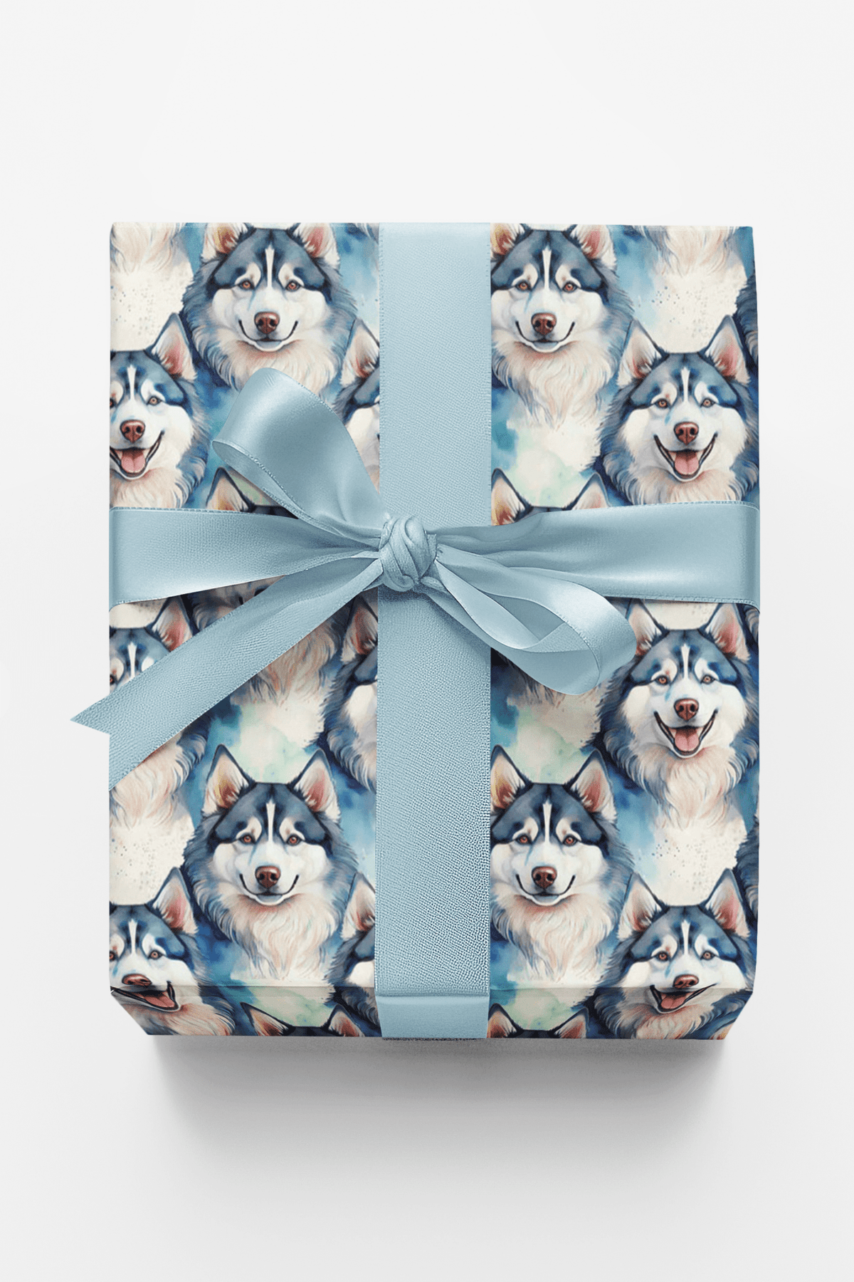 Alaskan Malamute Puff Wrapping Paper