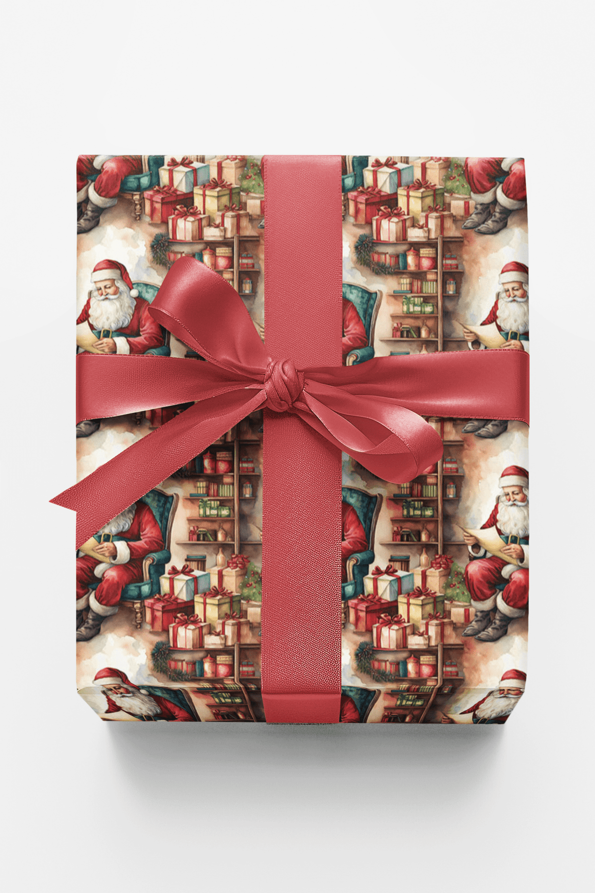 List Checked Wrapping Paper