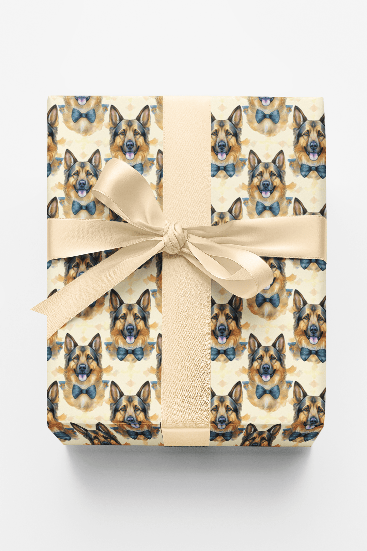 Wedding-Ready German Shepherd Wrapping Paper