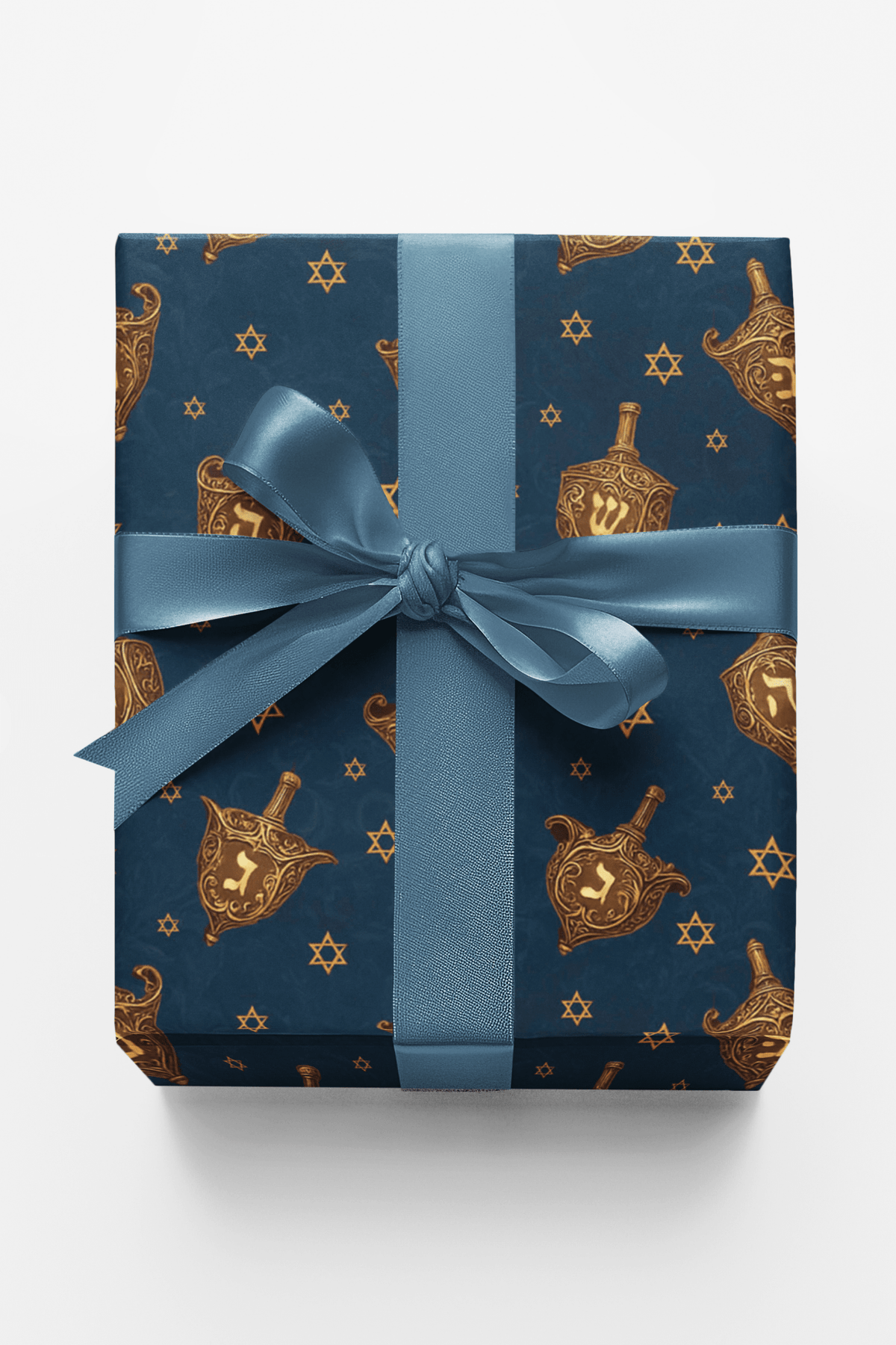 Gilded Dreidels Wrapping Paper