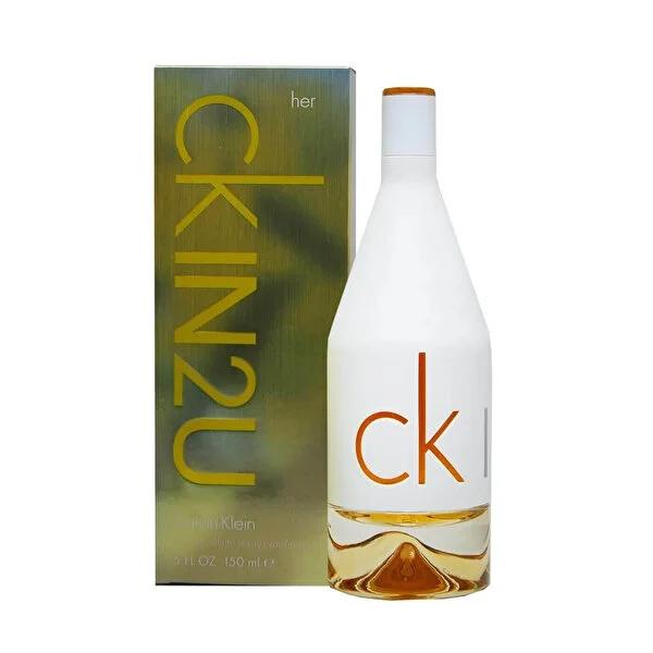 Calvin Klein IN2U: Women's EDT Perfume - Fresh, Floral Fragrance with Pink Grapefruit, Sugar Orchid, and Neon Amber (150ml / 5.07 fl oz)