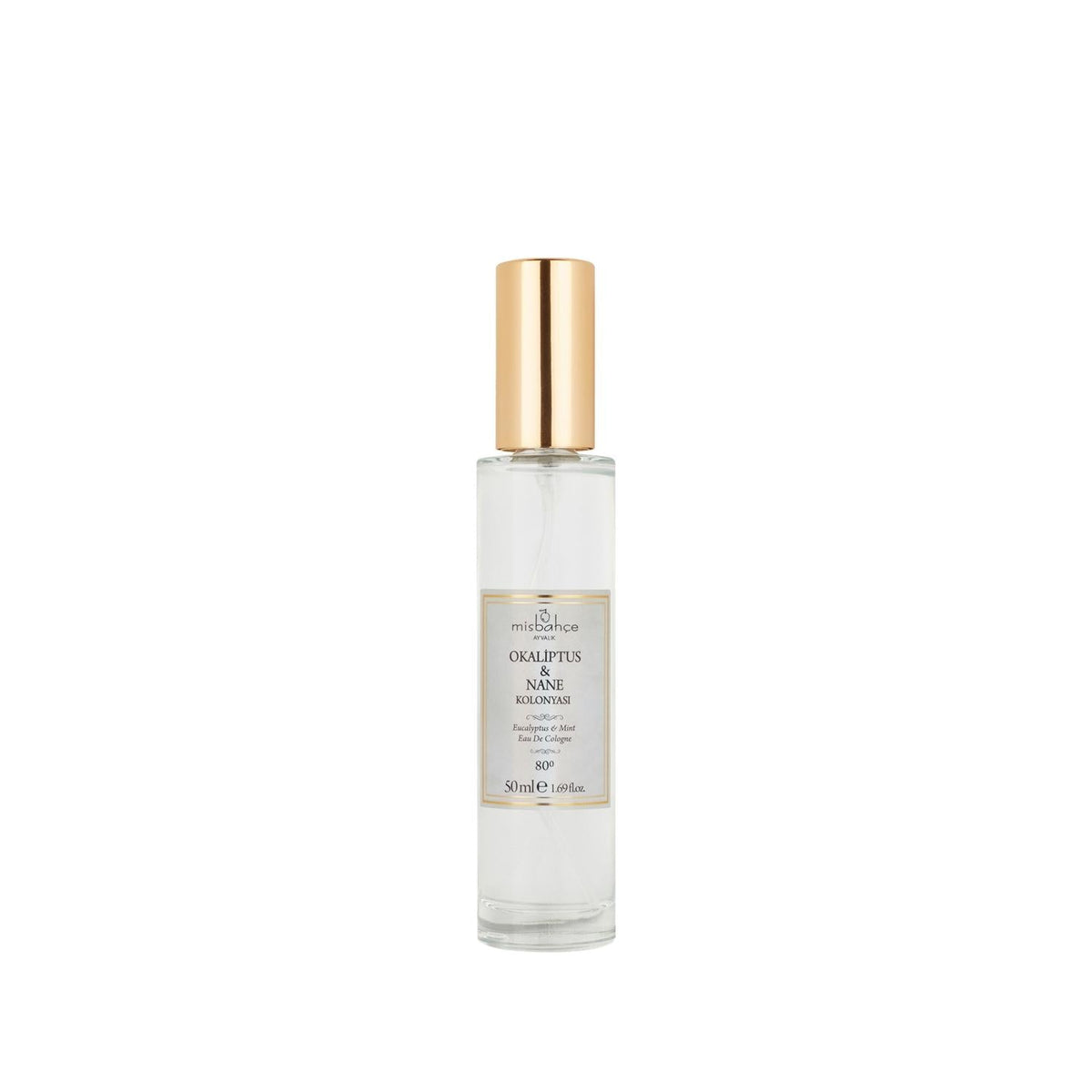 Misbahçe 50 ml Nane&Okaliptus Cologne - Refreshing Fragrance for Personal Hygiene