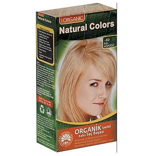 Natural Colors Organic Hair Color 8D Honey Blonde