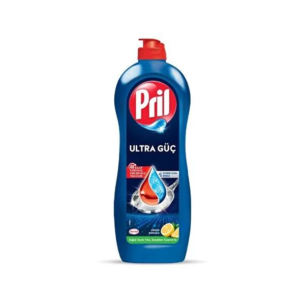 Pril: Power 5+ Lemon Dish Soap - Grease Removal, Burnt Food Cleaning, & Long Lasting Foam