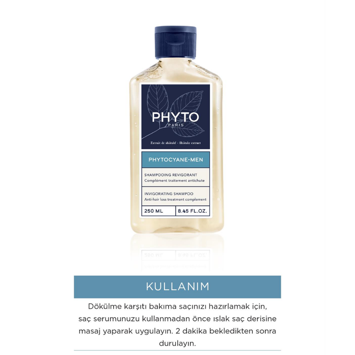 Phyto Phanere 240 Capsules & Phytocyane Men Shampoo 250ml Set