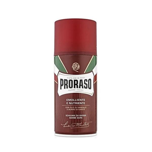 Proraso Shaving Cream Sandalwood Oil 300ml - Rich Lather for Dry & Coarse Beards, Men's Grooming Essentials