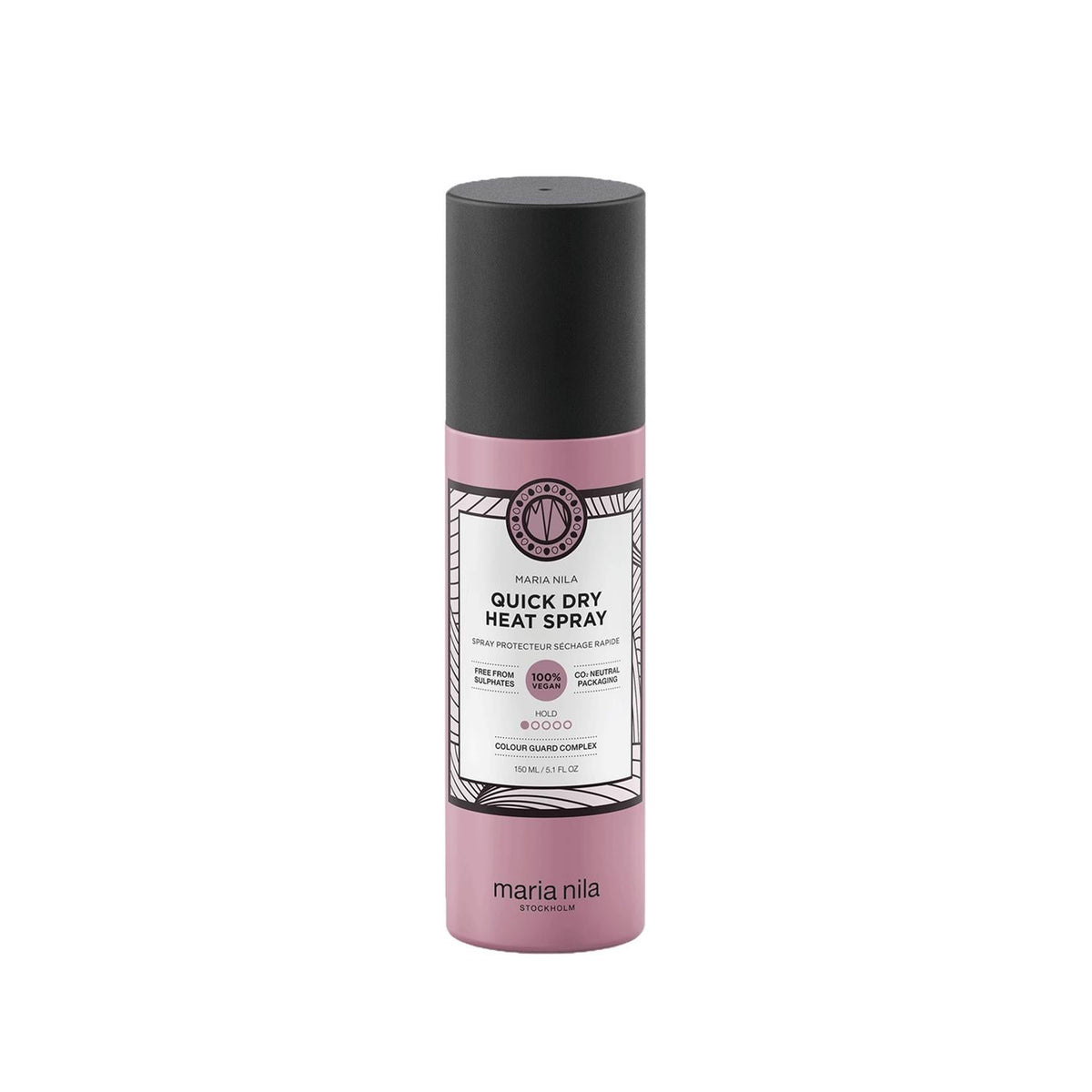 Maria Nila Quick Dry Heat Spray - 5.07 fl oz - Fast Hair Drying & Styling Spray for Long/Thick Hair