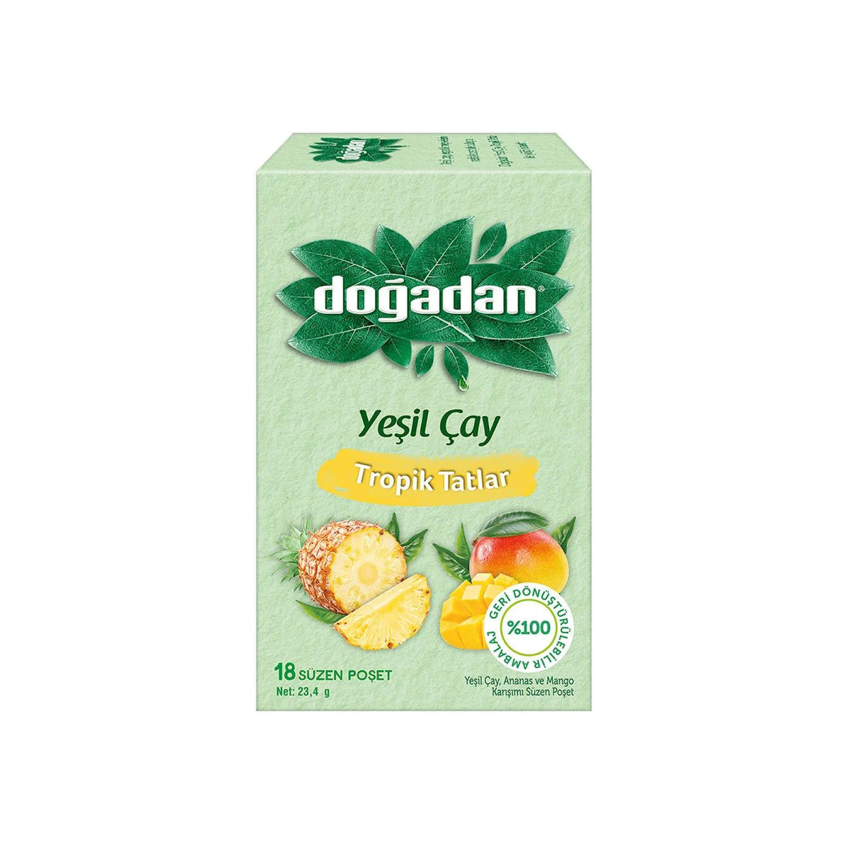 Dogadan Tropical Green Tea with Exotic Fruits 18 Bags