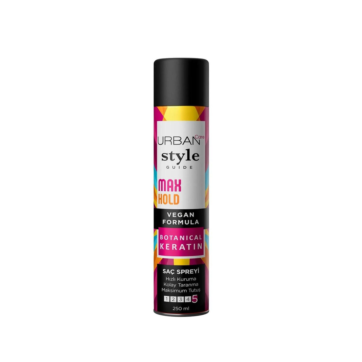 URBAN Care Style Guide Max Hold Hair Spray - Maximum Hold, 250ml, Long-Lasting Styling