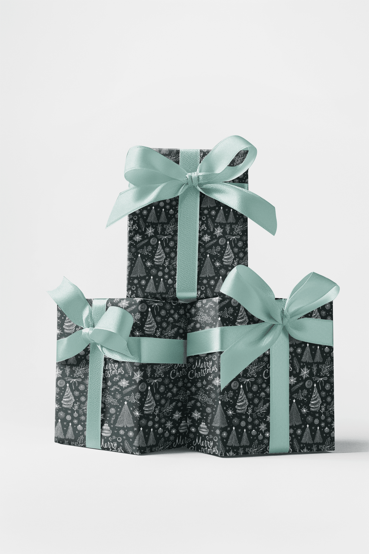 Festive Script Wrapping Paper