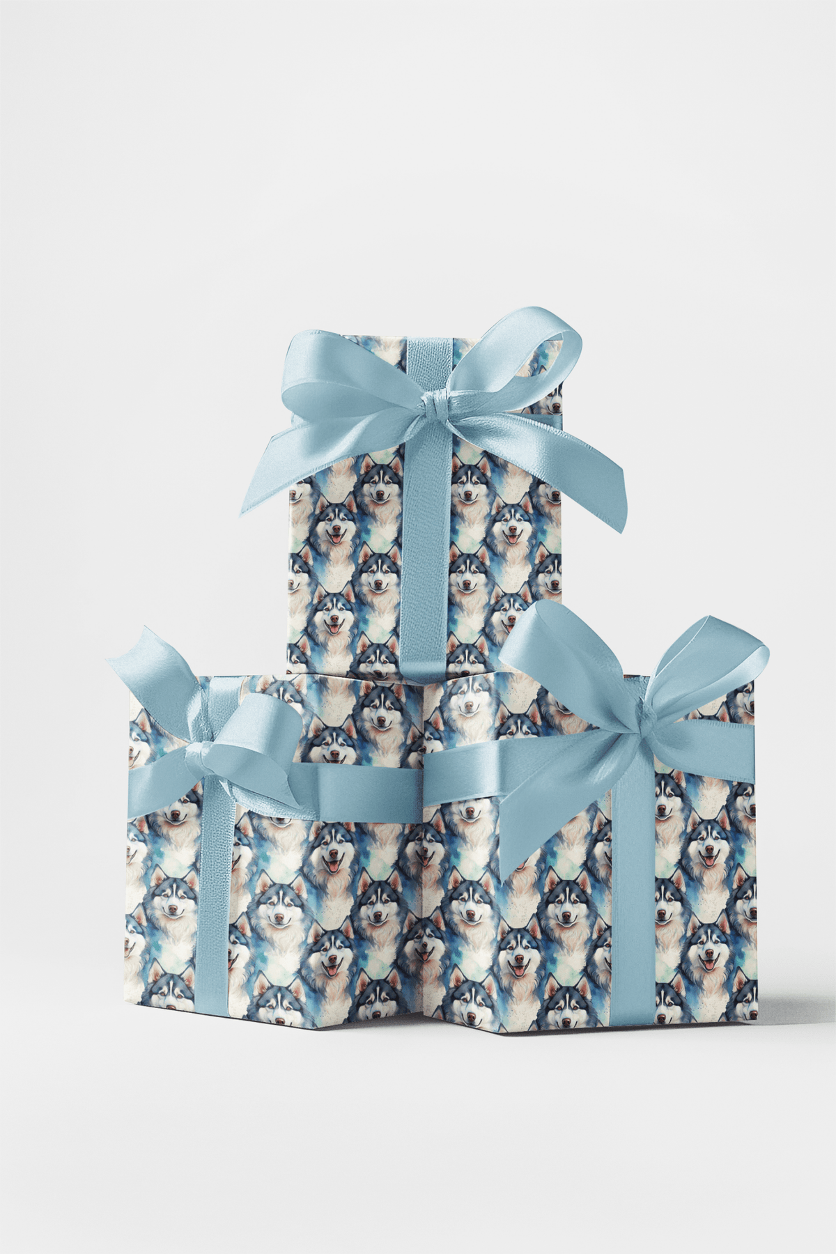 Alaskan Malamute Puff Wrapping Paper