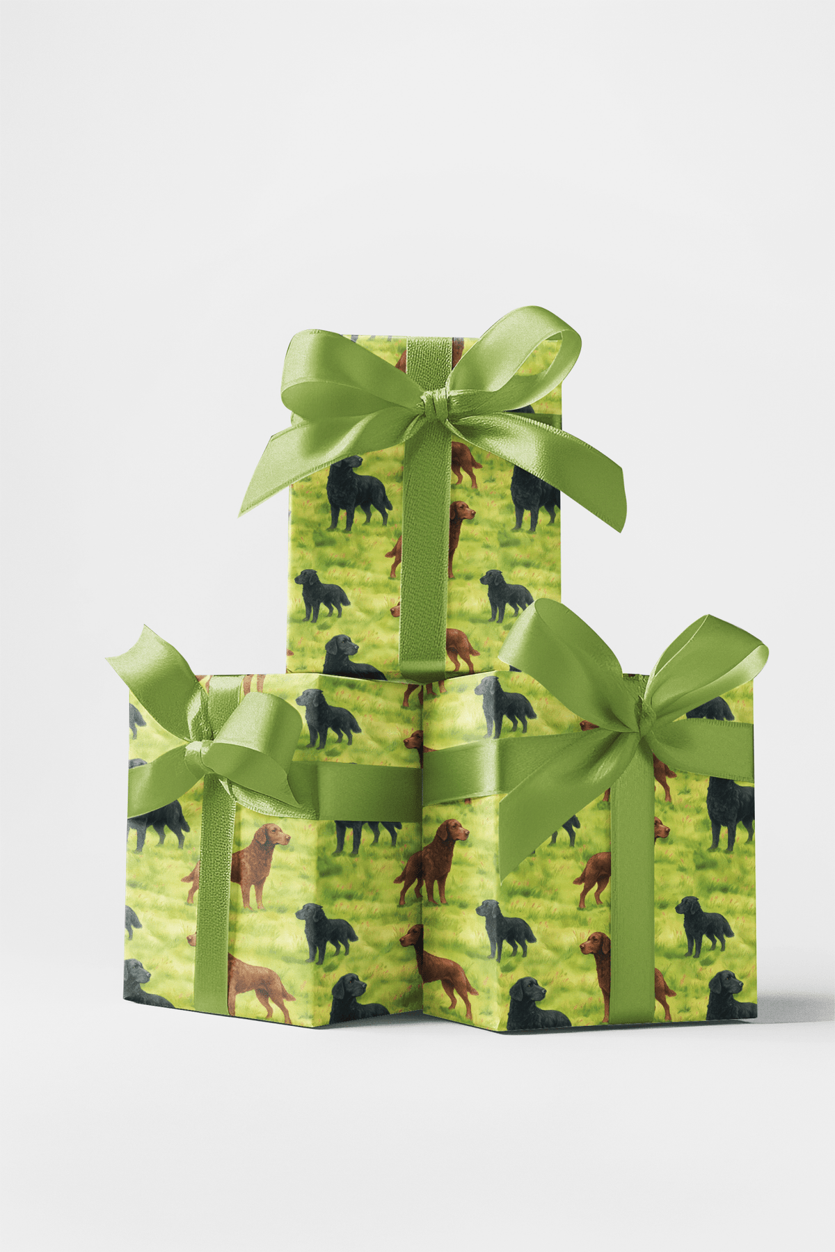 Retriever Whorls Wrapping Paper