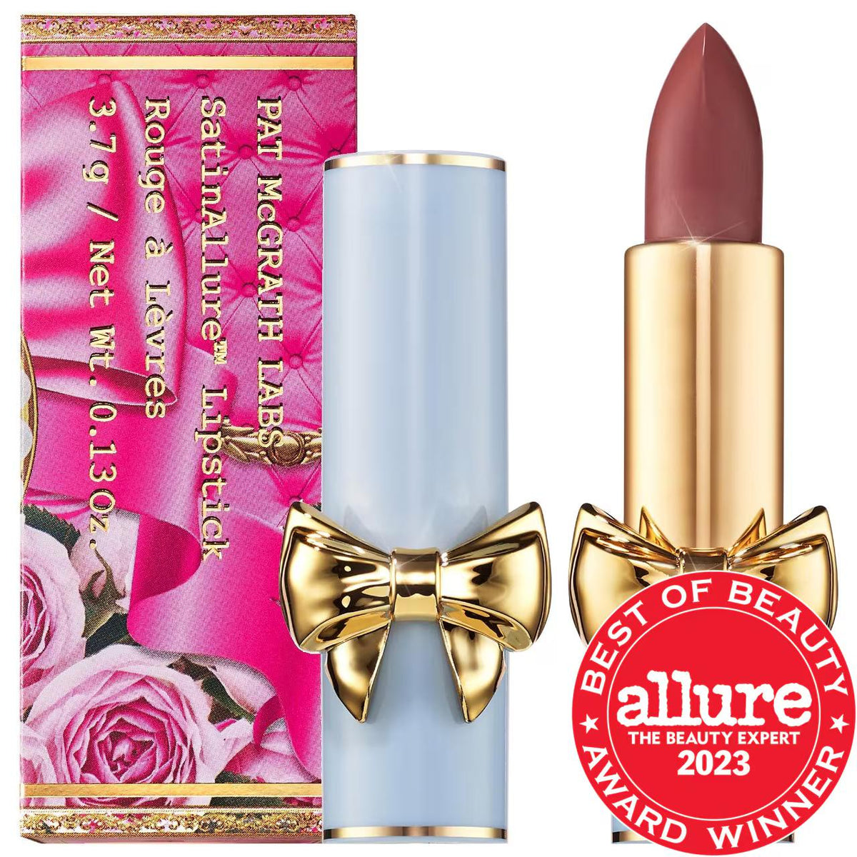 SatinAllure Lipstick - Hydrating Satin Lipstick with Botanical Collagen, Paraben-Free, Sulfate-Free