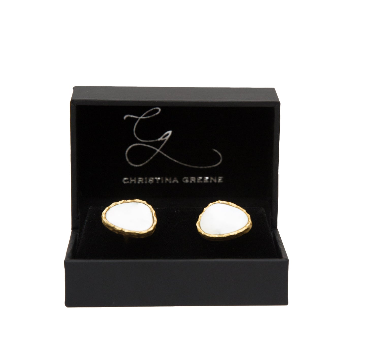 Men's Cufflinks Set - Pearl