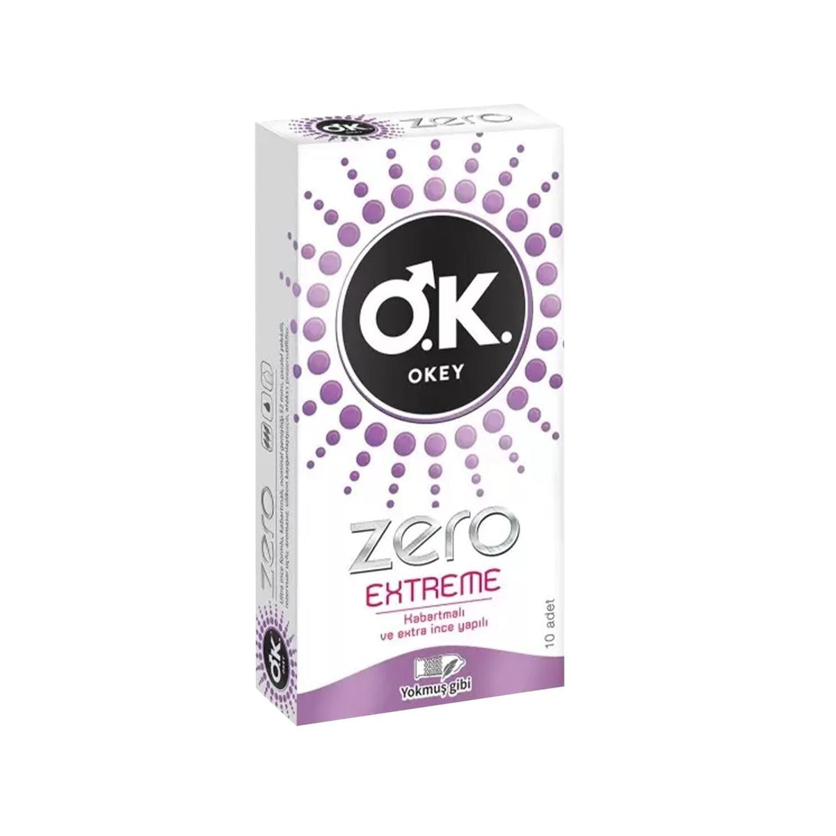 Okey Zero Extreme Condoms - Safe Intimacy & Contraception, Pack of 10
