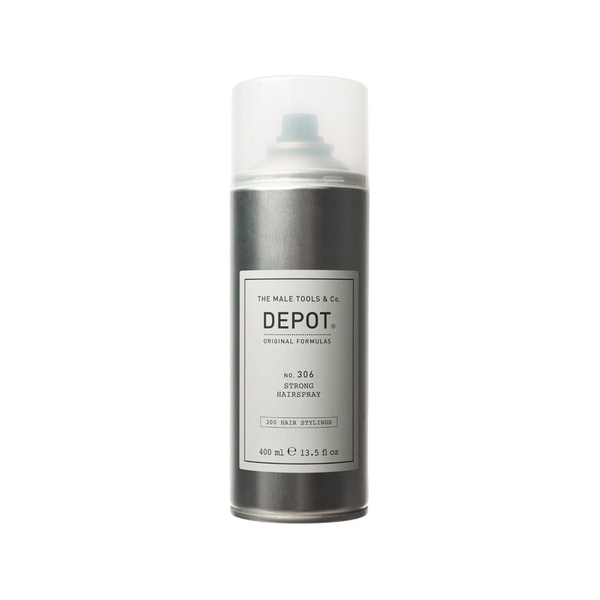 Depot No. 306 Strong Hairspray - High-Hold Hair Spray 400ml - High Fixation Hair Spray for Long-Lasting Style