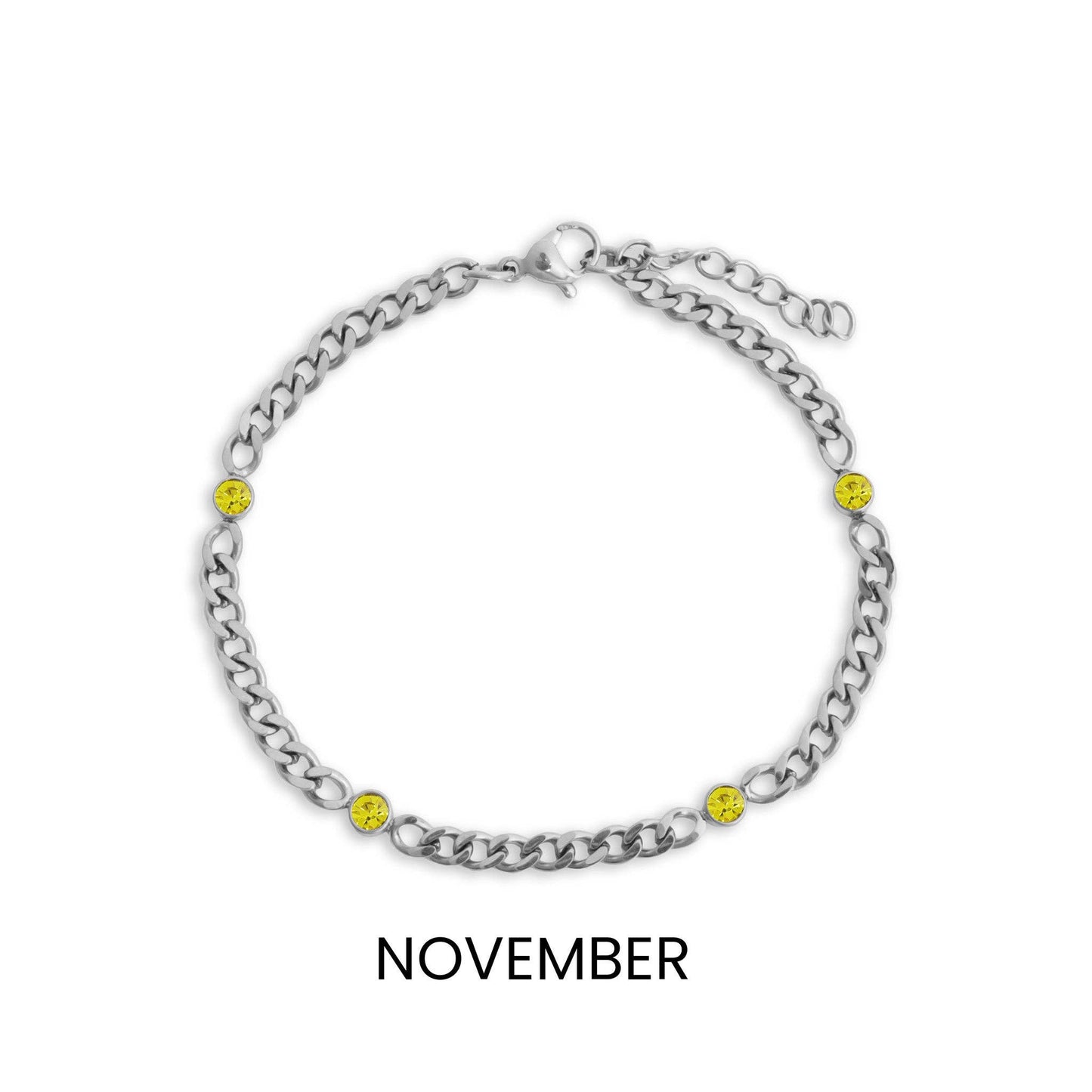 Bracelet de naissance en acier inoxydable