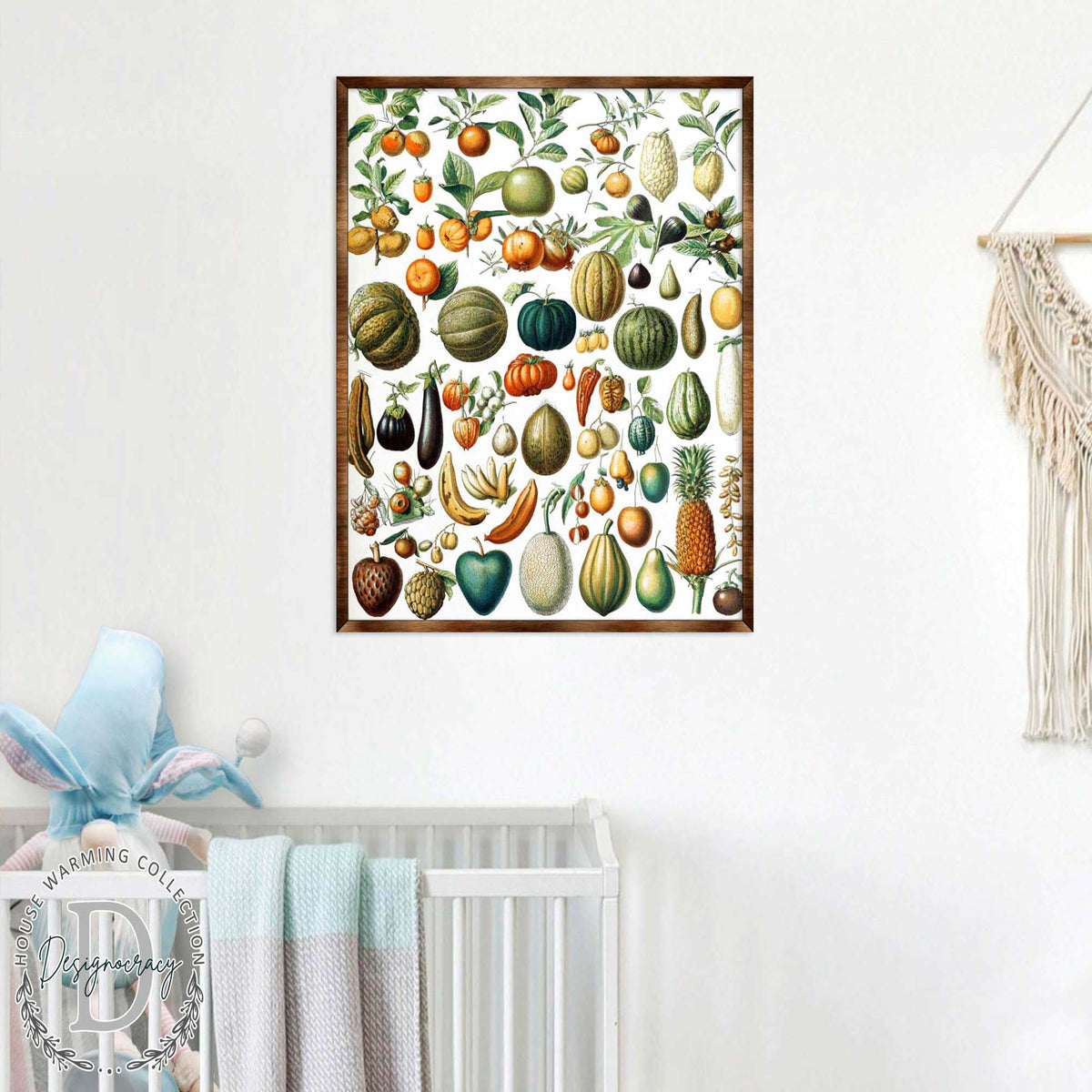 Montessori Wooden Poster Fruit #2