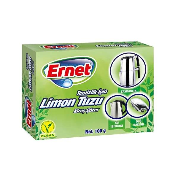 Ernet Lemon Salt: Natural Limescale Remover, Toilet, Kettle & Showerhead Cleaner - Your Eco-Friendly Cleaning Solution