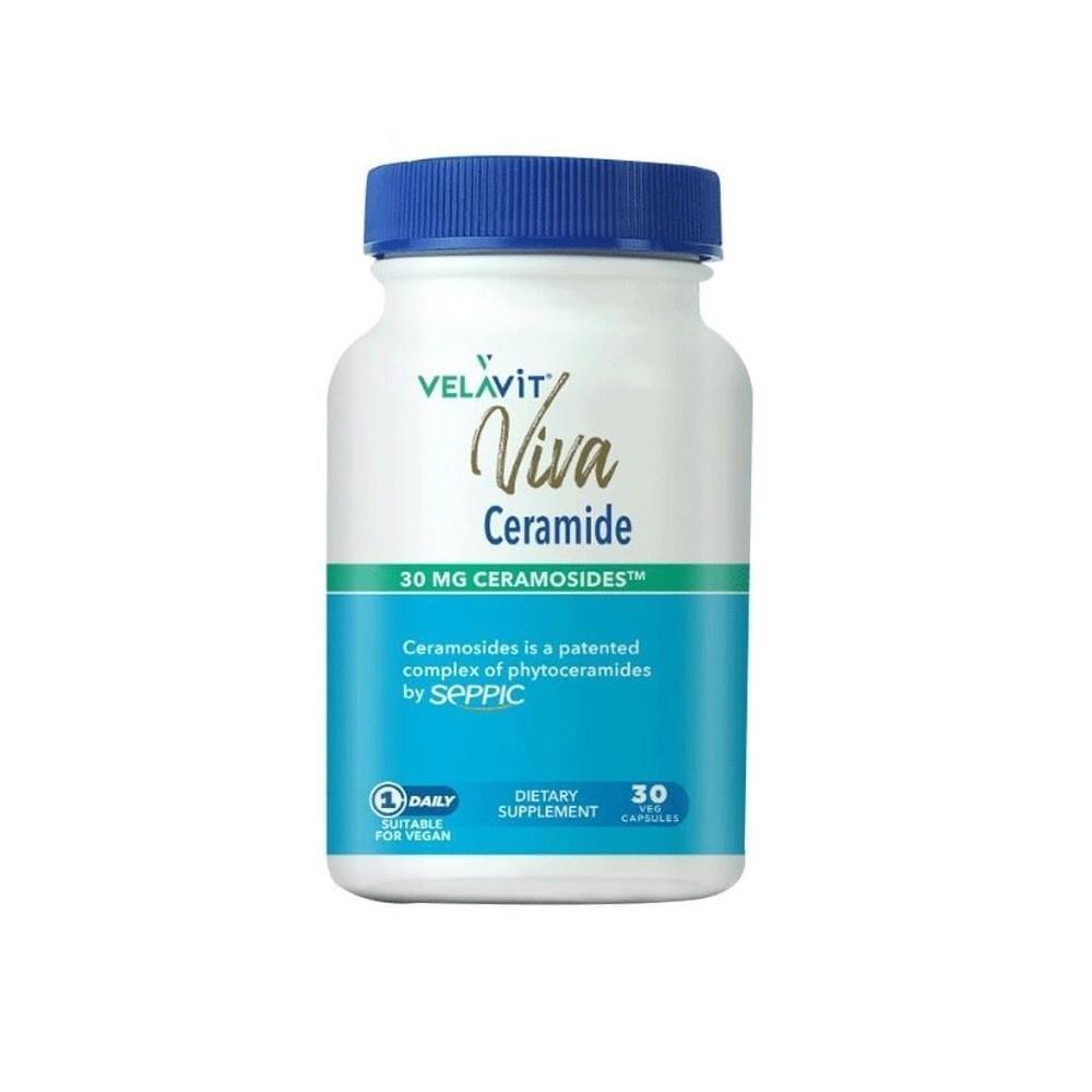 Seppic Velavit Viva Ceramide 30 Capsules | Vegan Supplement