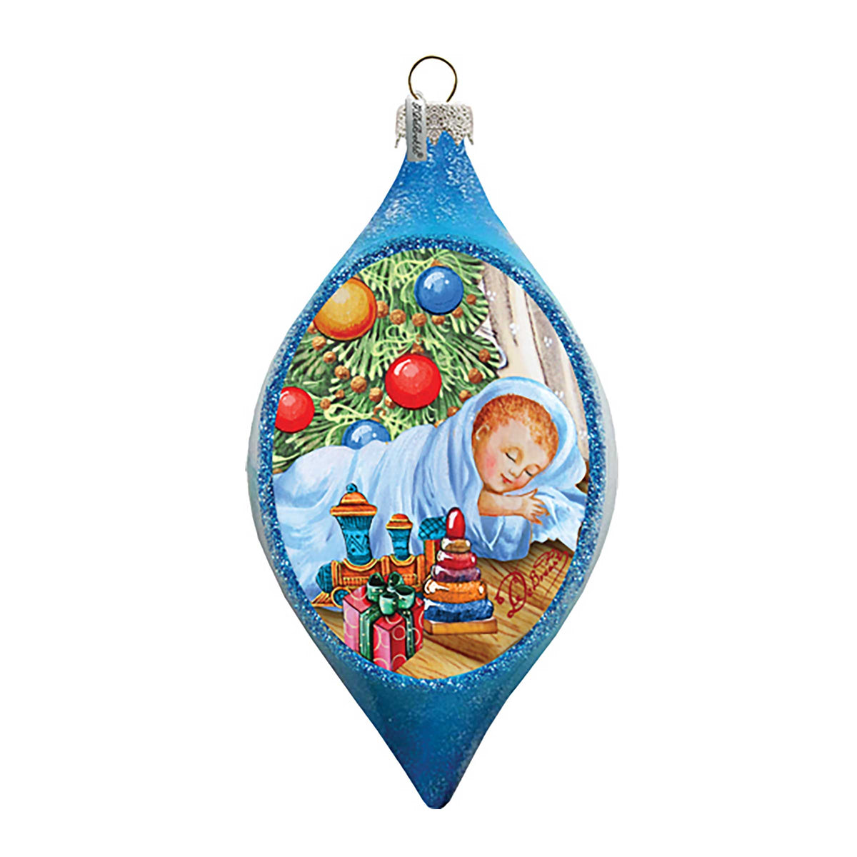 Christmas Tree Ornament Baby 1st Christmas by G. DeBrekht