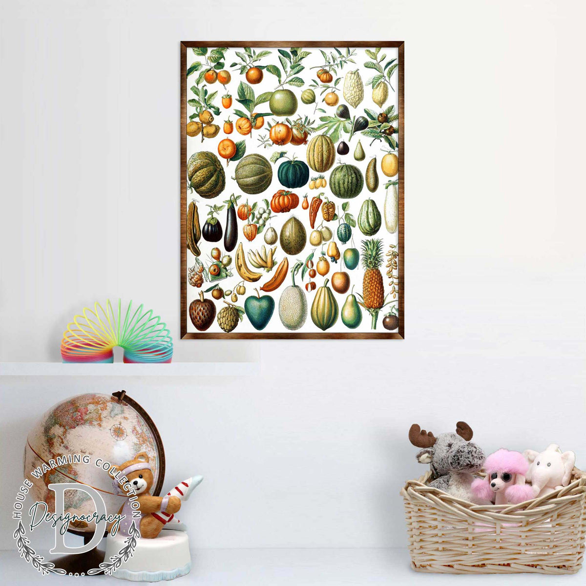 Montessori Wooden Poster Fruit #2
