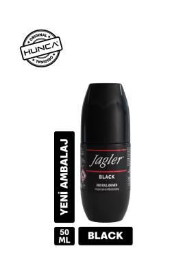 Jagler Black: Long Lasting Roll-On Deodorant for Men - Alcohol-Free, Sensitive Skin Formula, All Day Odor Protection