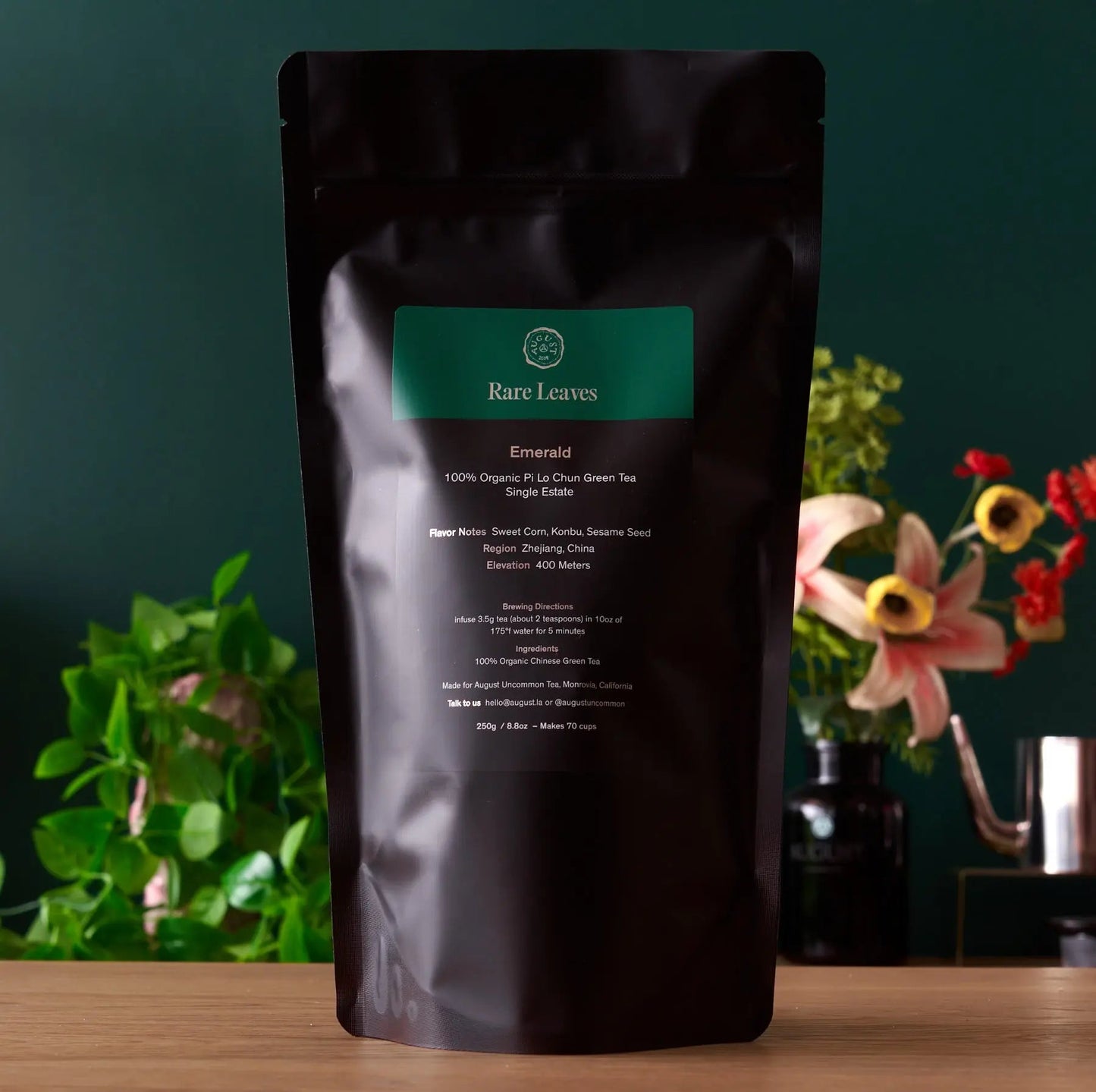 Rare Leaves Emerald - Single Estate Pi Lo Chun Green Tea
