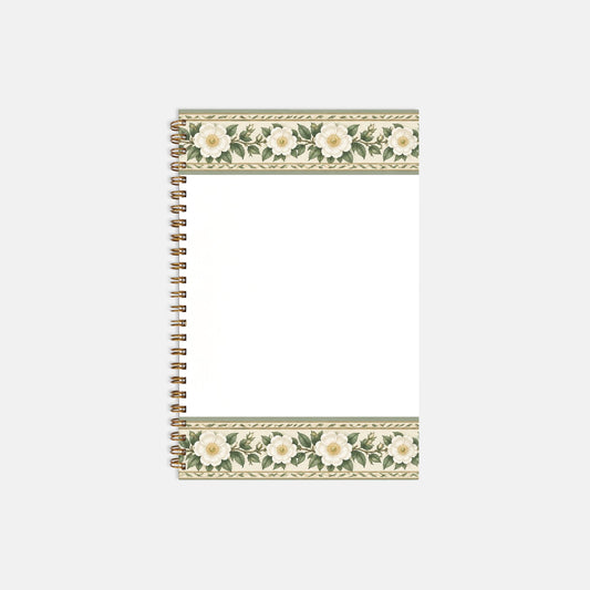 A Cherokee Rose Recipe Softcover Spiral Book 5.5 x 8.5 - Radiant Ribbons