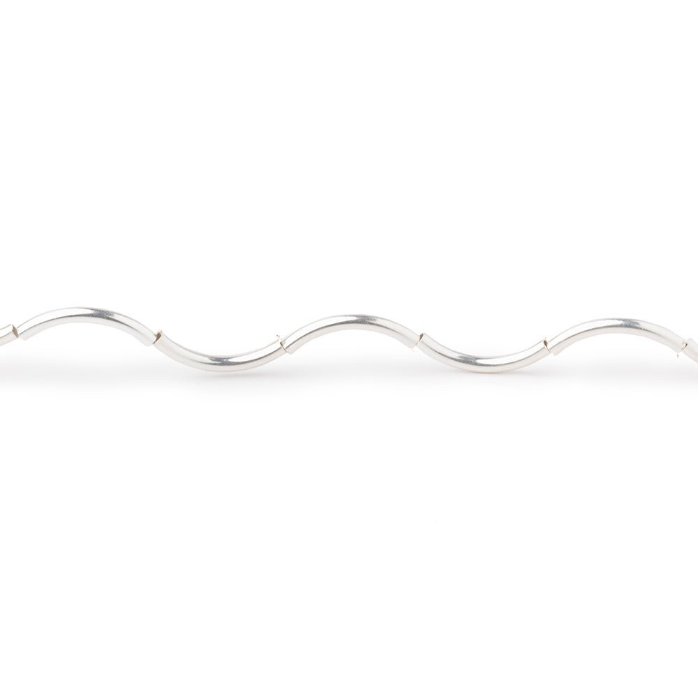10mm x 1mm Curved Tube Beads 32 inch 80 pieces