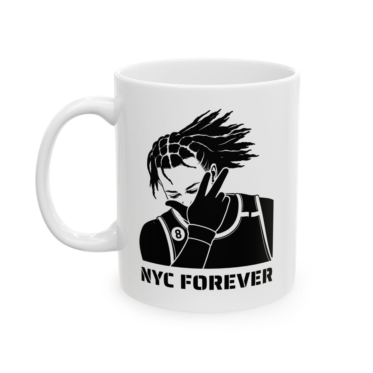 Jalen Brunson NYC Forever Mug | New York Basketball Ceramic Mug