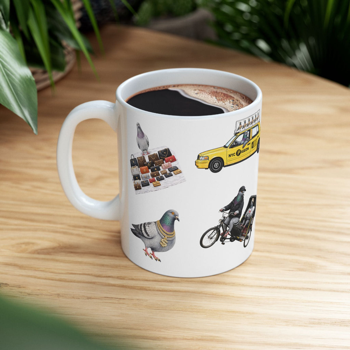 Hard Working New Yorkers | NYC Pigeon 11oz Coffee Mug