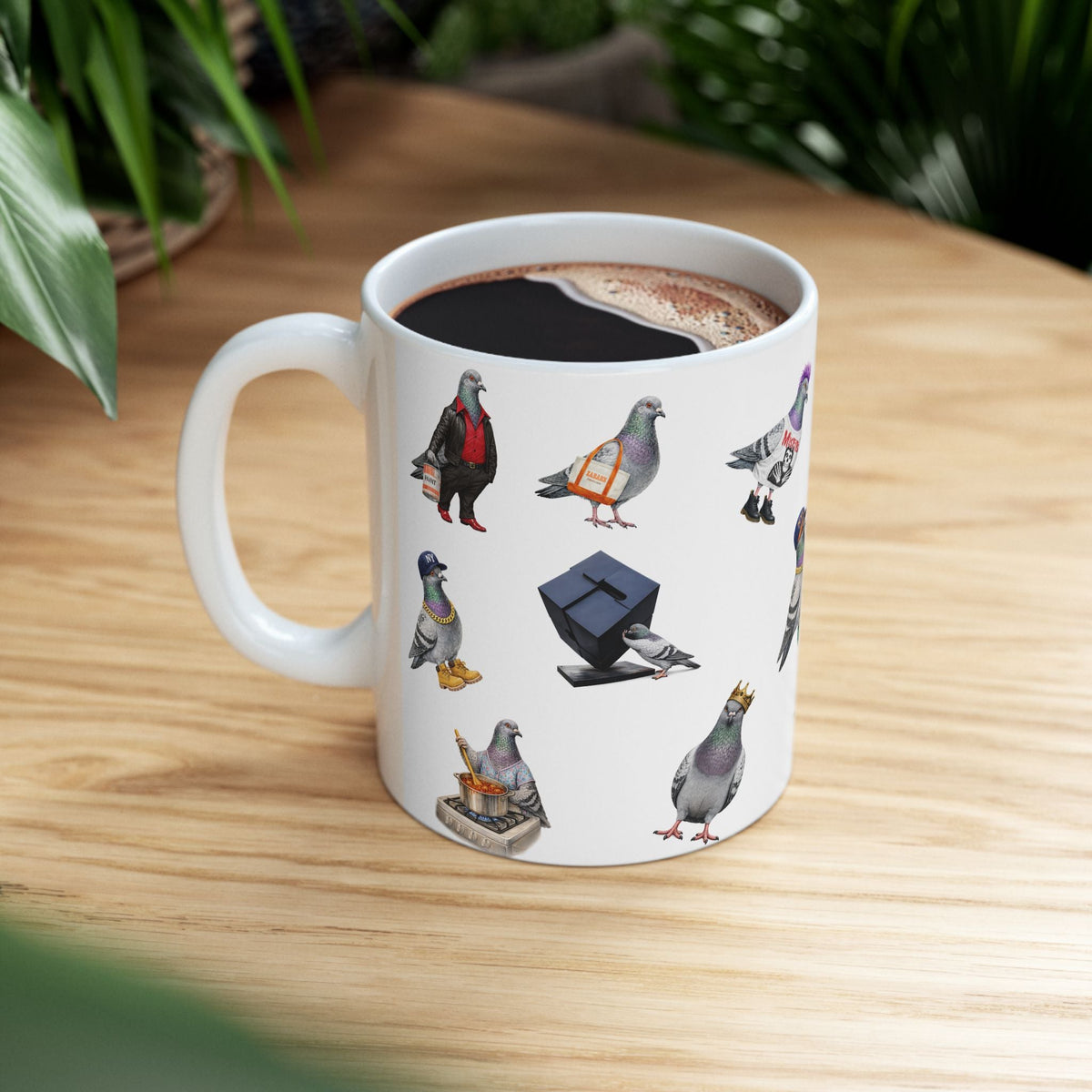 Pigeons of New York Mug | NYC Pigeon Bird Lovers Coffee Cup