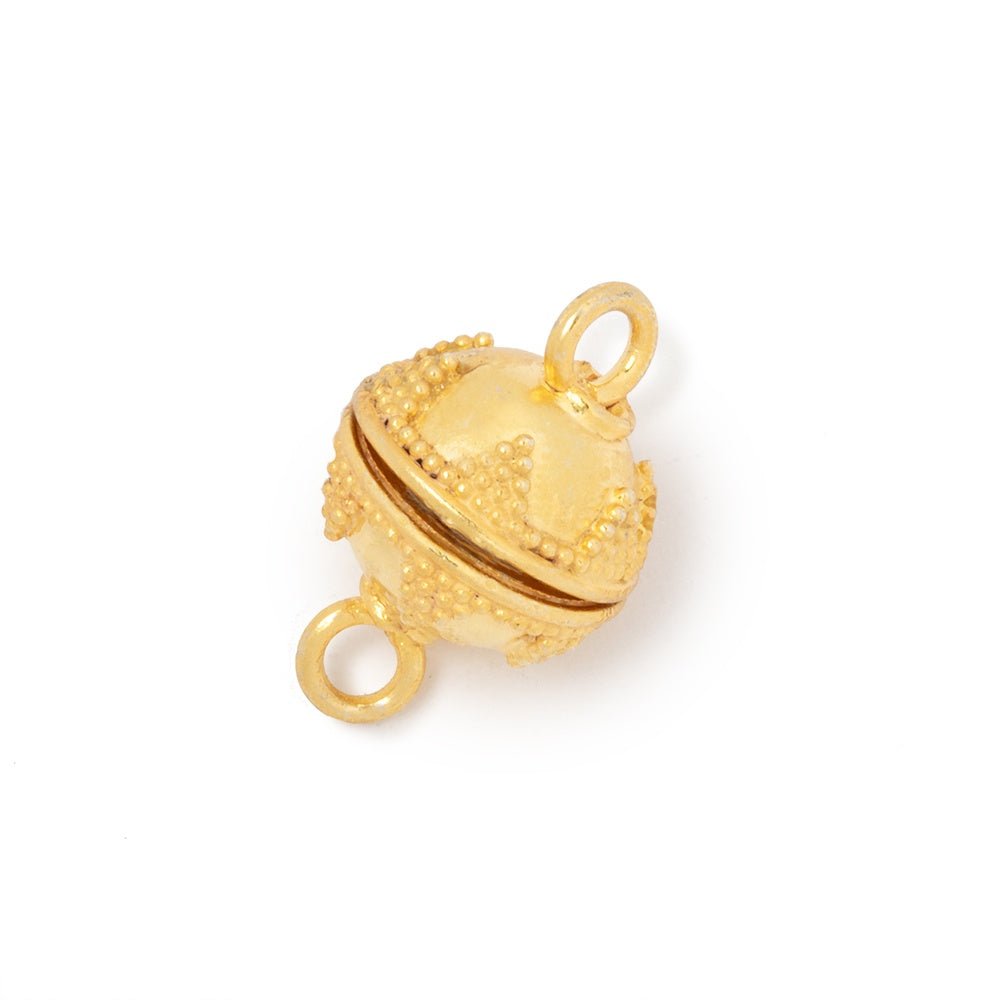12mm Miligrain Triangle Sterling Magnetic Clasp 1 piece