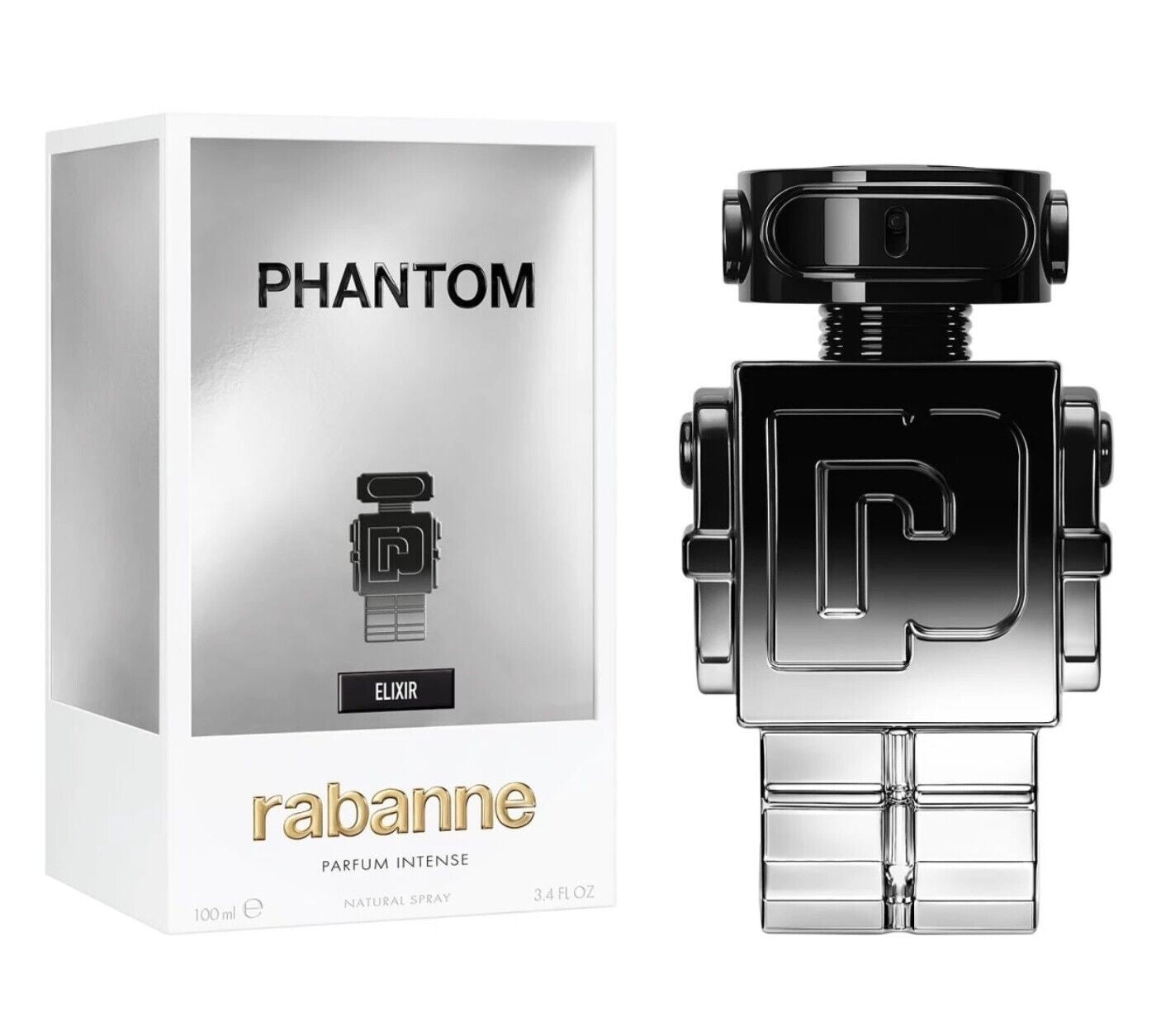 Paco Rabanne Phantom Elixir by Paco Rabanne Parfum Intense Spray 3.4 oz for Men