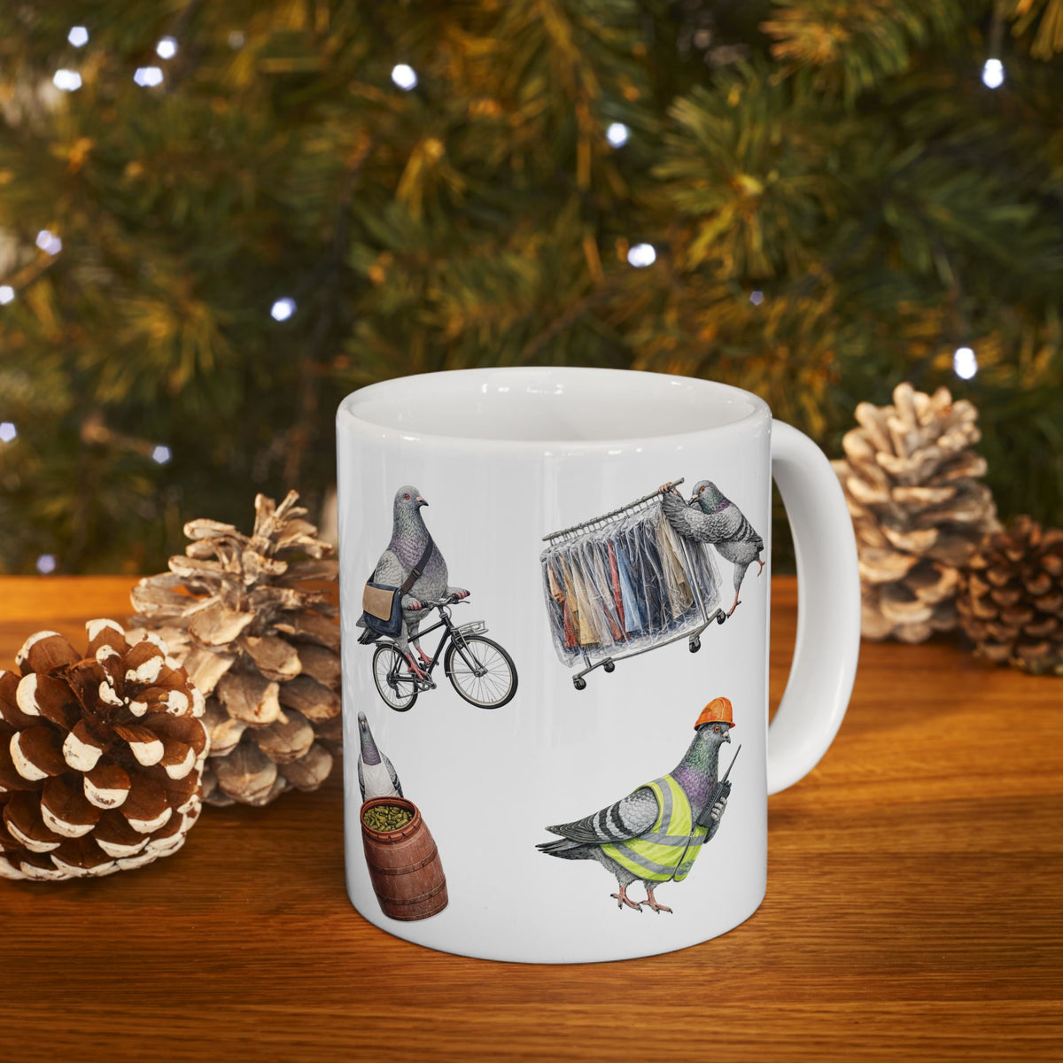 Hard Working New Yorkers | NYC Pigeon 11oz Coffee Mug