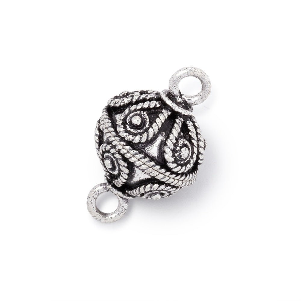 16mm Roped Tear Drop Design Round Magnetic Clasp 1 piece